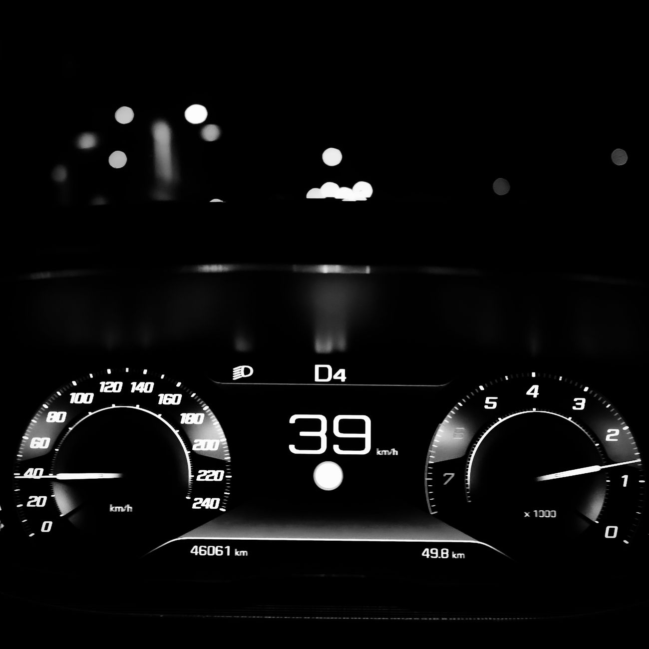 OBD diagnosztikai teszter a műszerfalon